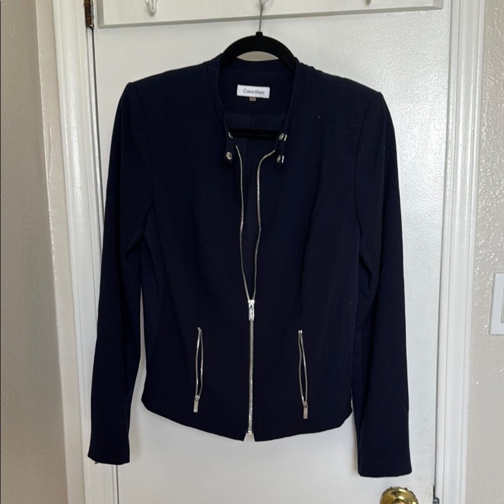 Calvin Klein Women's navy blue Jacket